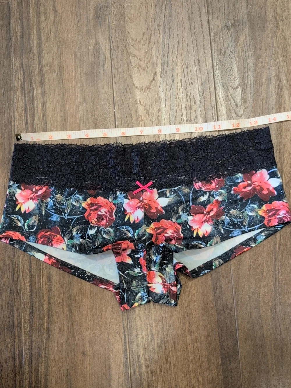 Bundle of Xhilaration 2 Bras Floral & Boyshort Set  Pink and Red Flowers